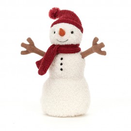 PELUCHE TEDDY SNOWMAN