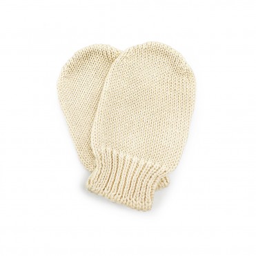 TRICOT MITTENS BEIGE