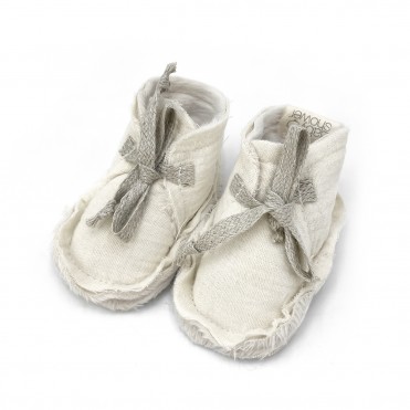 FLEECE BOOTIES IVORY POWDER T3